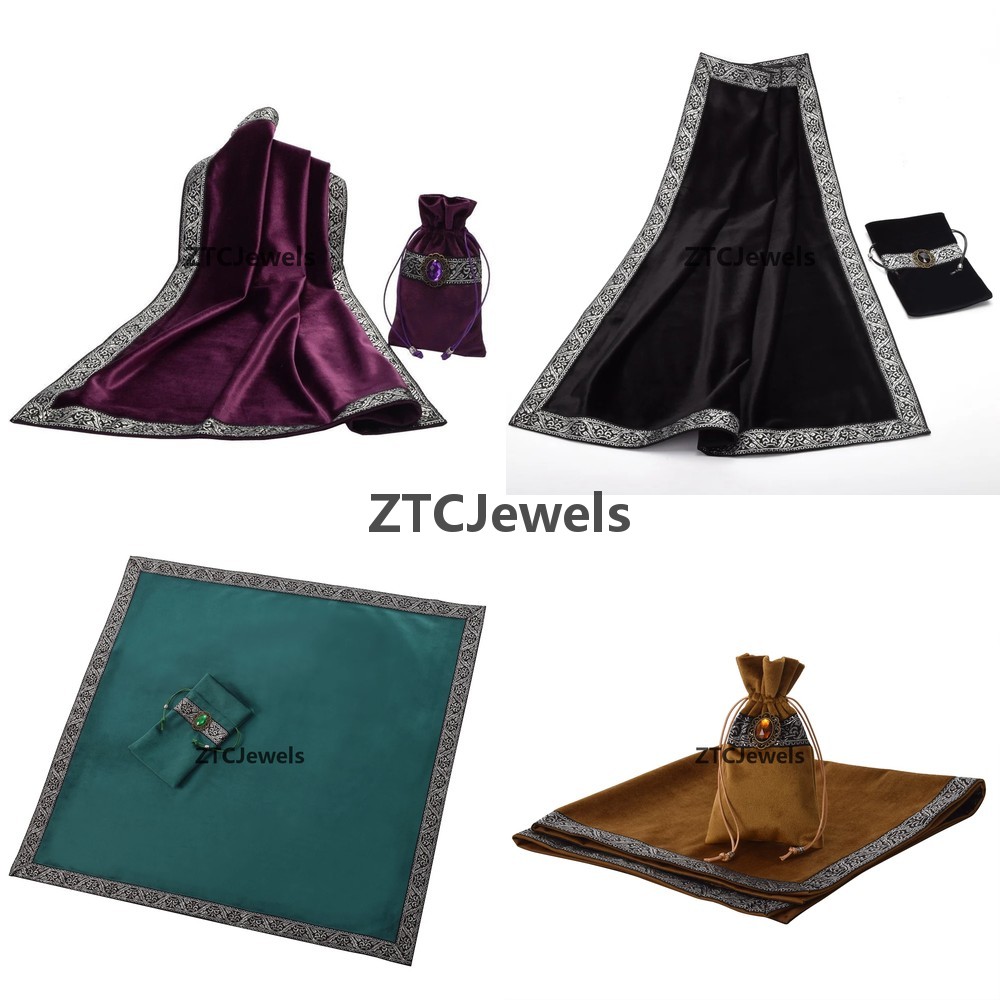 Board Games - Nappe de tarot en velours avec