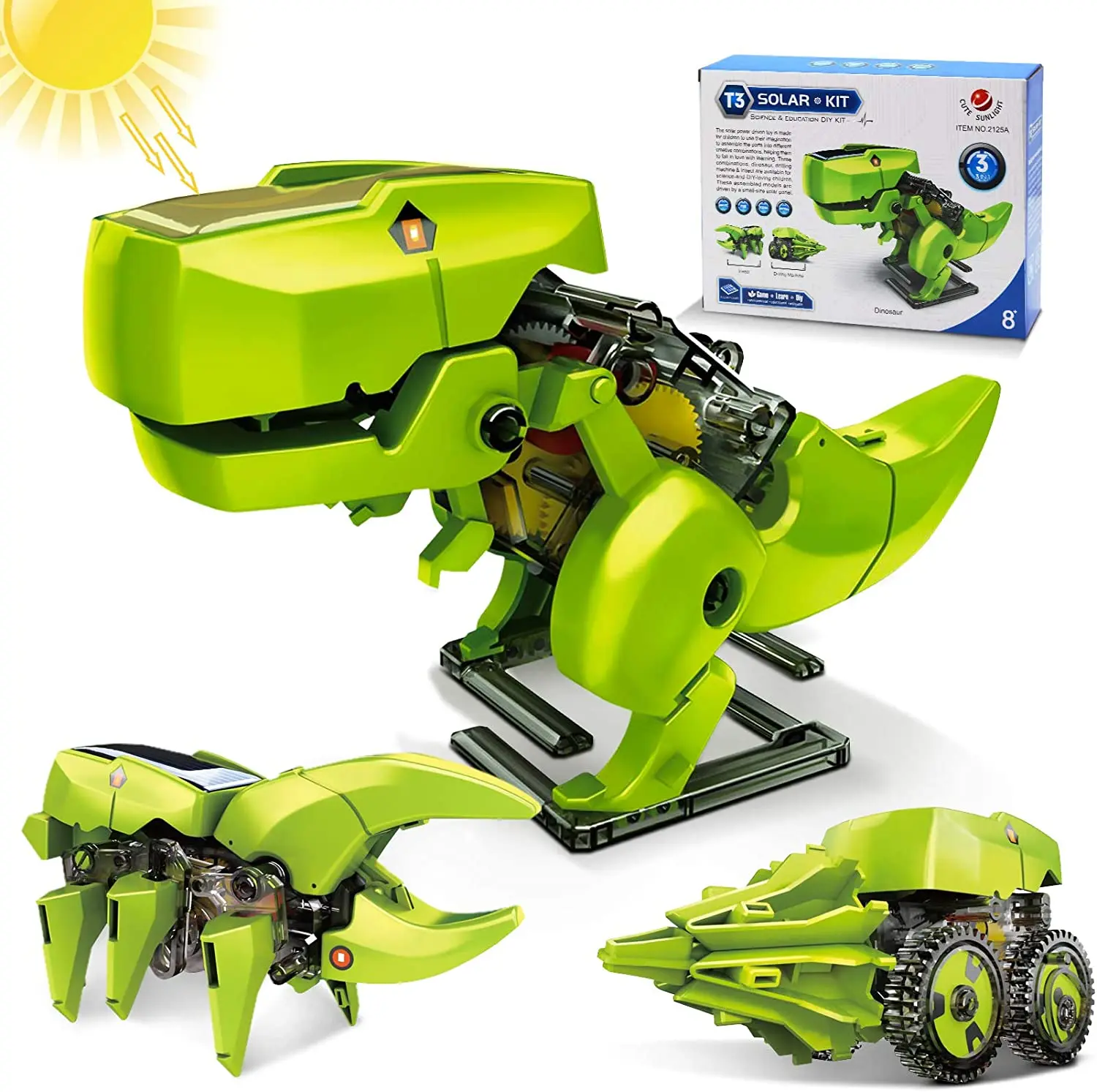 Stem Solar Robot Kit For Kids - Kits de robots solaires, jouets éducatifs,