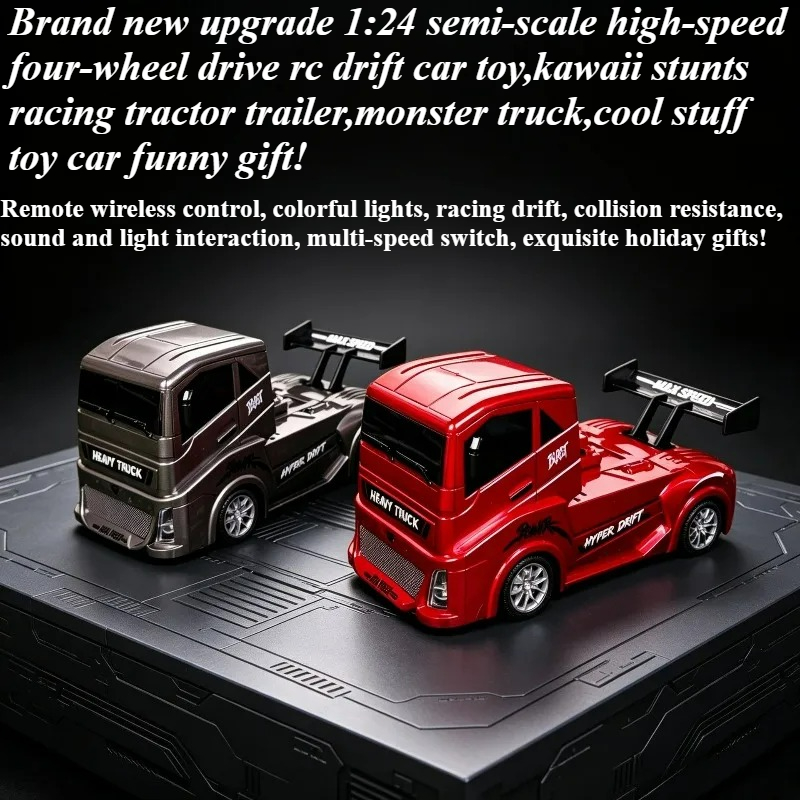 Rc Drift Car 1 24 Scale 4Wd - Voiture télécommandée 4x4 haute vitesse à