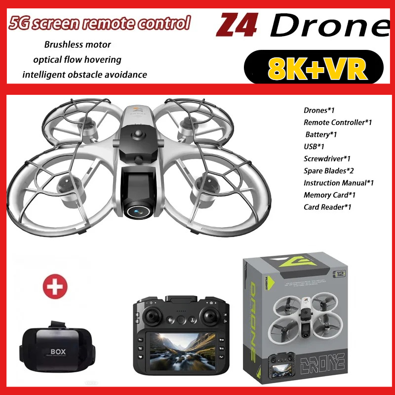 Fpv Brushless Rc Drone 4K - Nouveau mini drone Z4 avec caméra