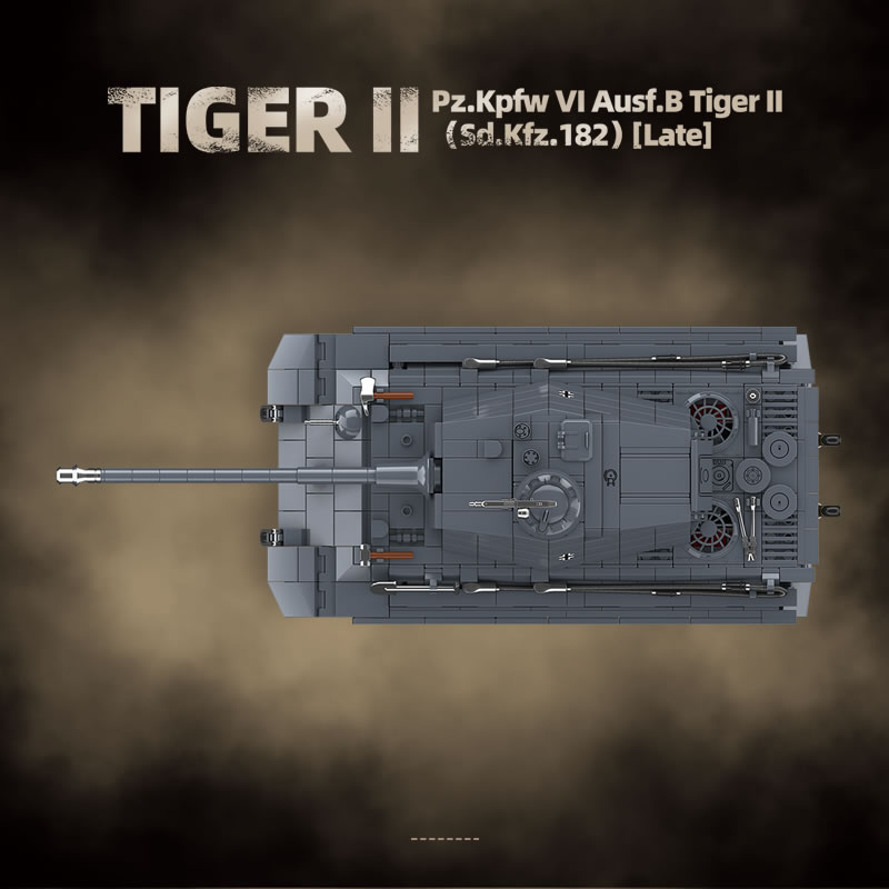 WW2 militaire le roi tigre rés - Lego Compatible Military Tank avis et prix