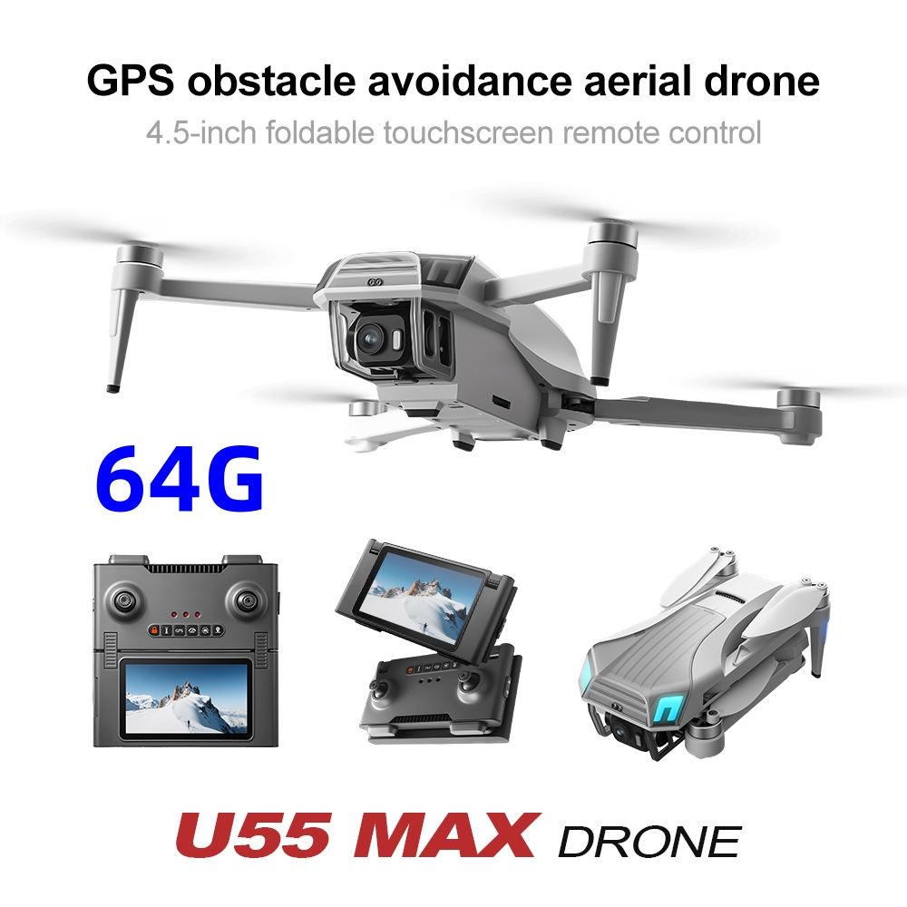 Drone professionnel NCZOBOE U5 - Fpv Brushless Rc Drone 4K avis et prix